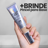 Base Hidratante com Protetor Solar FPS 50 + BRINDE Pincel para Base EvolutionLifestyle.Store 