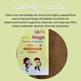 Kit com 4 Cadernos De Caligrafia Mágica + Brinde Exclusivo Kit 4 Cadernos Caligrafia mágica - Casa e Decorações 009 EvolutionLifestyle.Store 