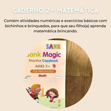 Kit com 4 Cadernos De Caligrafia Mágica + Brinde Exclusivo Kit 4 Cadernos Caligrafia mágica - Casa e Decorações 009 EvolutionLifestyle.Store 