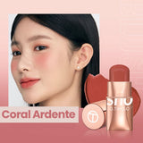 Trio Radiante - Baton, Blush e Sombra 3 em 1 + BRINDE EXCLUSIVO EvolutionLifestyle.Store Coral Ardente 